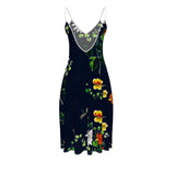 Floral Wonderland Sleeveless Midi Dress - Objet D'Art