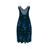 Moonlit Meadow Sleeveless Midi Dress - Objet D'Art