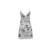 Women's Suffrage Headline News Collage Slip Dress - Objet D'Art