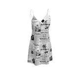 Women's Suffrage Headline News Collage Slip Dress - Objet D'Art