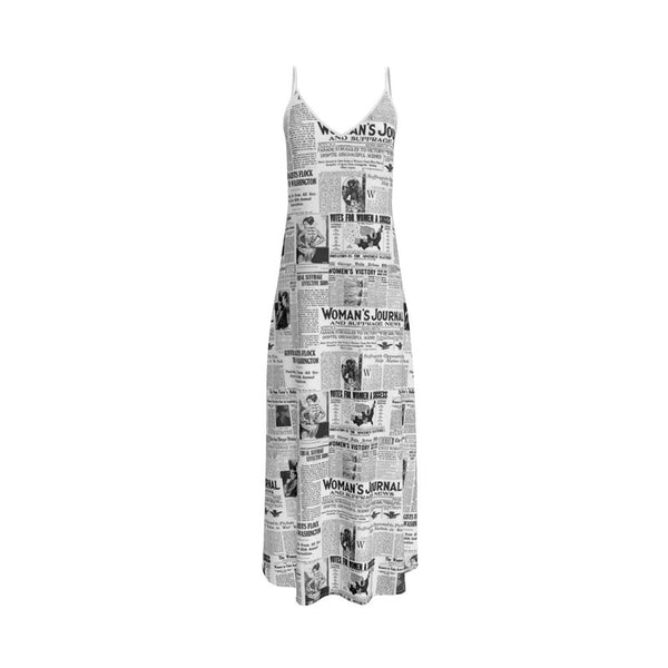 Women's Suffrage Headline News Collage Slip Dress - Objet D'Art