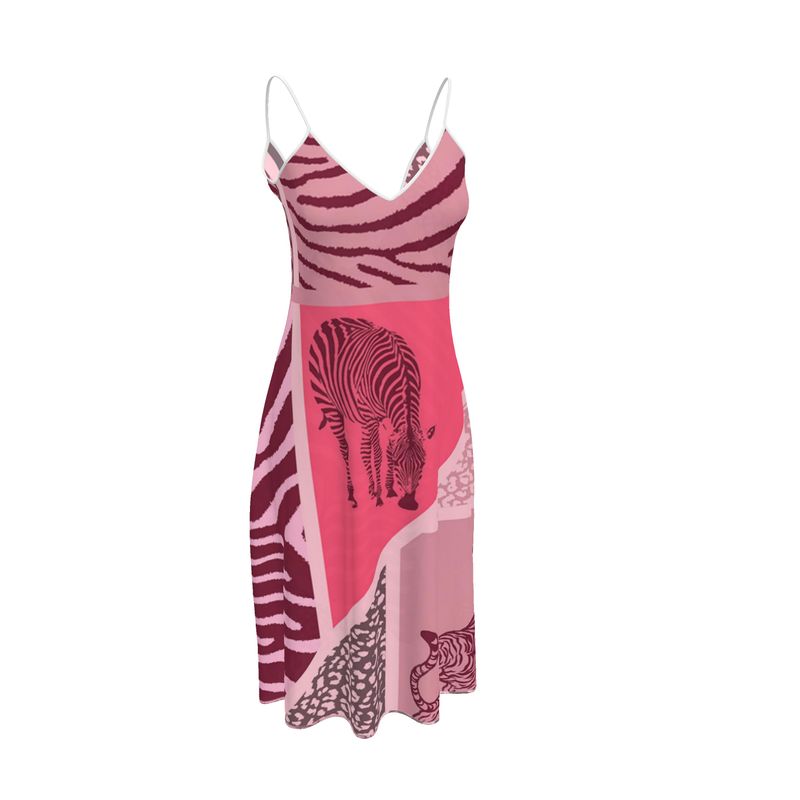 Predator Prey Sleeveless Midi Dress - Objet D'Art