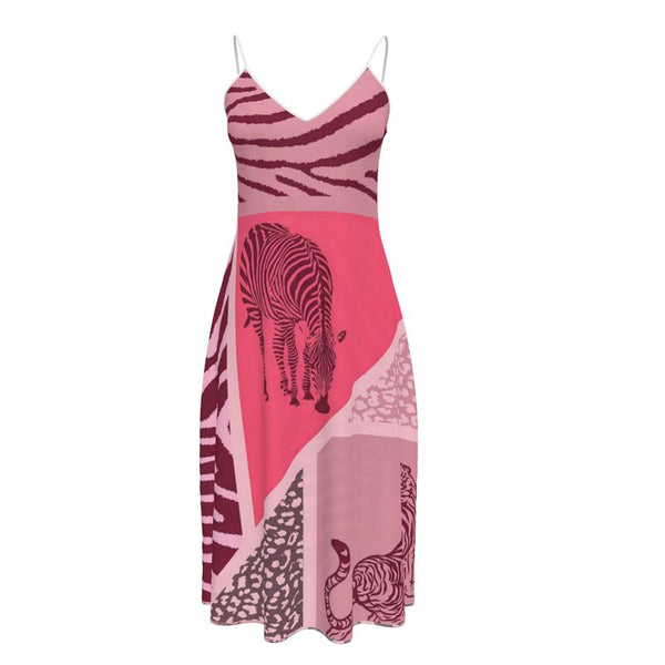 Predator Prey Sleeveless Midi Dress - Objet D'Art