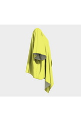 Lemon Yellow Draped Kimono - Objet D'Art