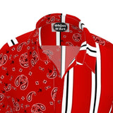 Rustic Paisley & Stripes Prep Short Sleeve Shirt - Objet D'Art