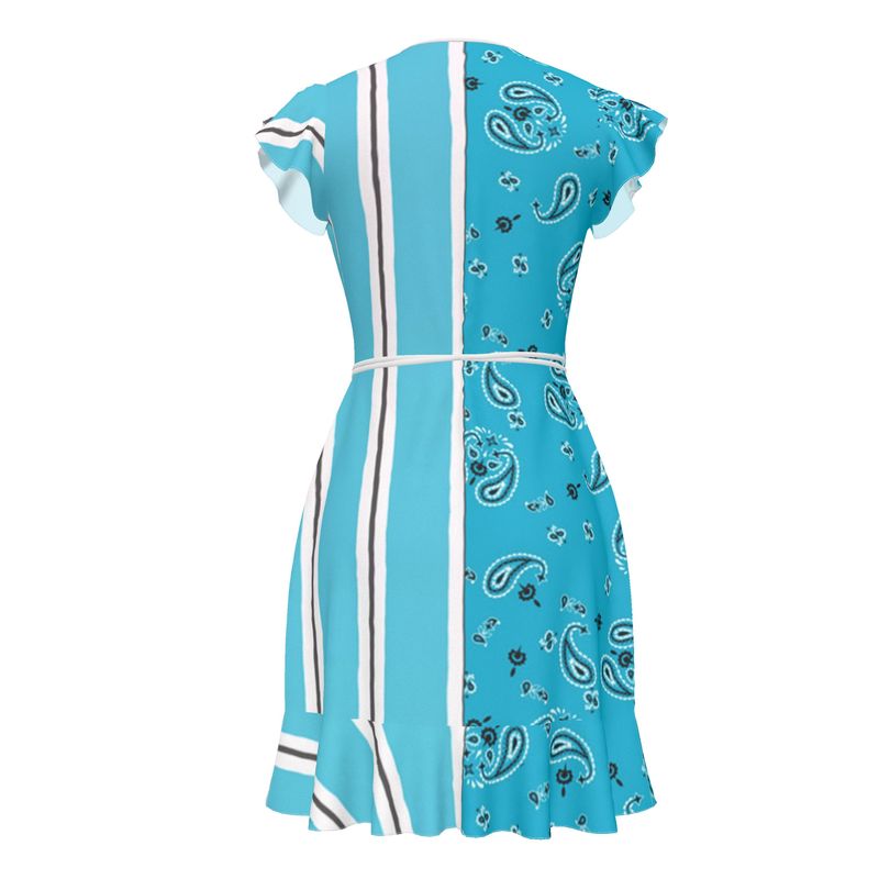 Paisley & Stripes Tea Dress - Objet D'Art