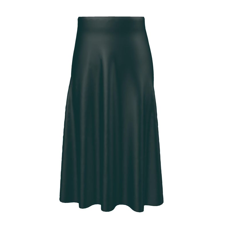 Storm Green Midi Skirt - Objet D'Art