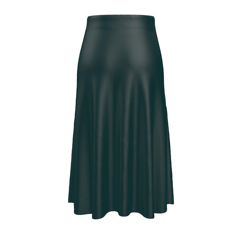 Storm Green Midi Skirt - Objet D'Art