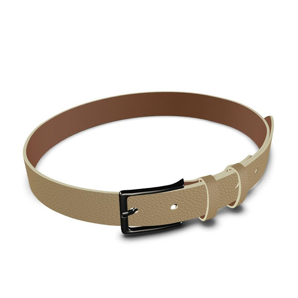 Tan Leather Belt - Objet D'Art