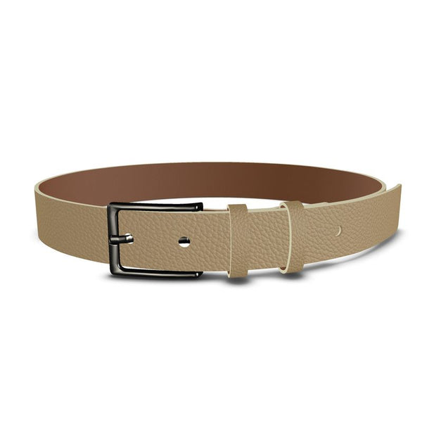 Tan Leather Belt - Objet D'Art