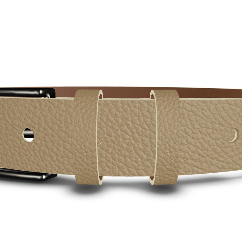 Tan Leather Belt - Objet D'Art