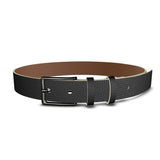 Black Leather Belt - Objet D'Art