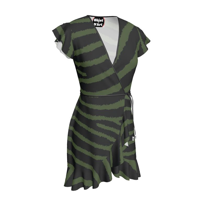 Zebra Print Tea Dress - Objet D'Art