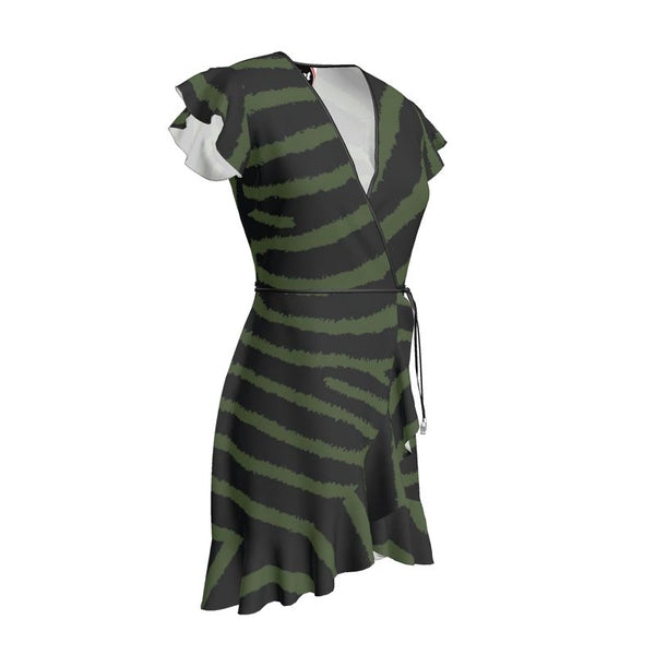 Zebra Print Tea Dress - Objet D'Art