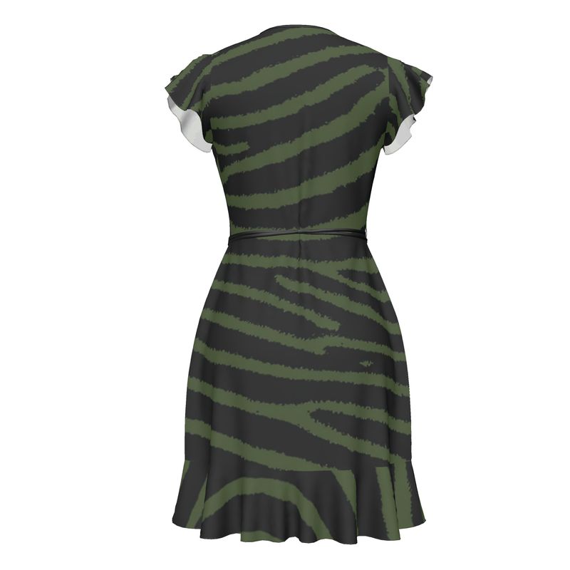 Zebra Print Tea Dress - Objet D'Art