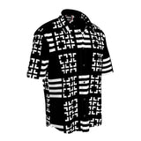 Geo Abstract Short Sleeve Shirt - Objet D'Art