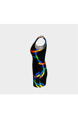 Color Wheel Bodycon Dress - Objet D'Art