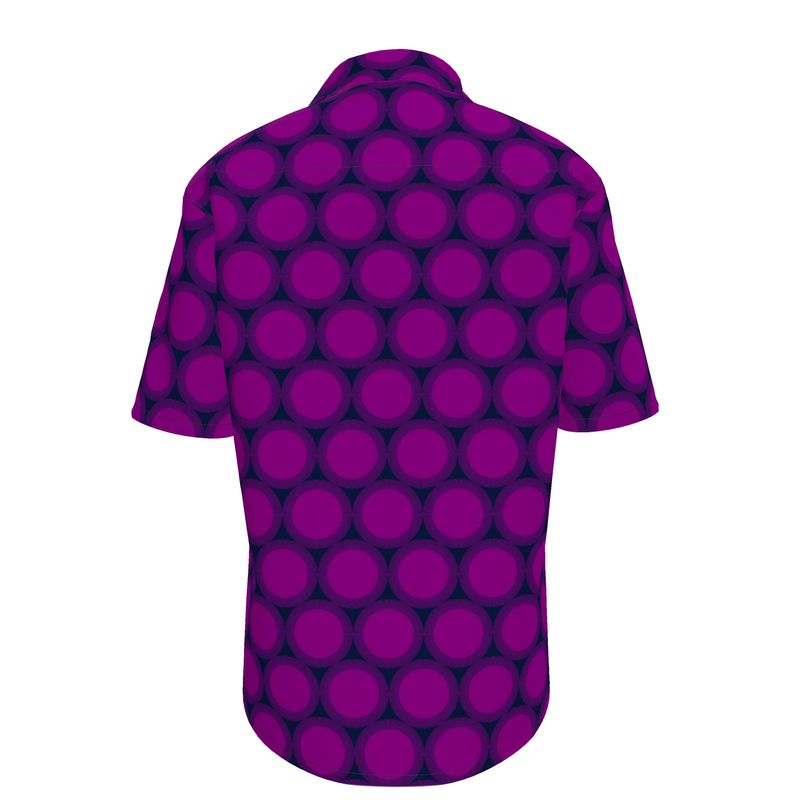 Lavendar Sun Mens Short Sleeve Shirt - Objet D'Art