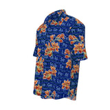 Floral Elements Mens Short Sleeve Shirt - Objet D'Art