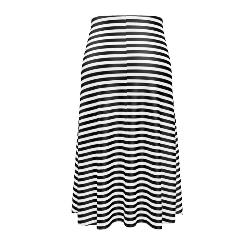 Striped Midi Skirt - Objet D'Art