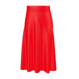 Candy Red Midi Skirt - Objet D'Art
