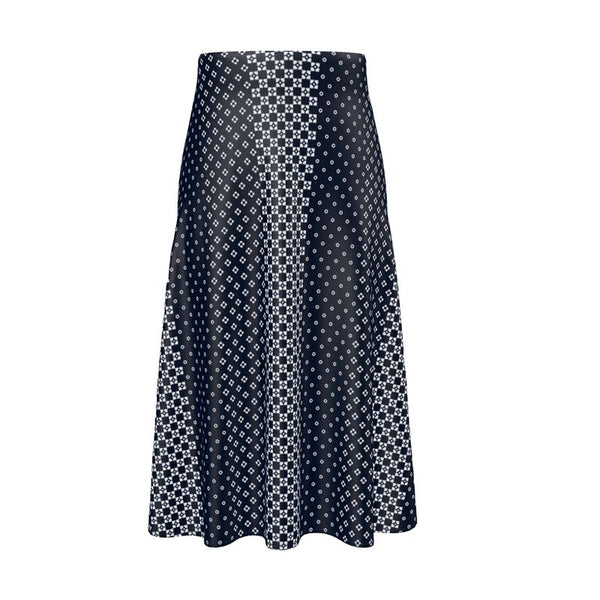 Boldly Striped Midi Skirt - Objet D'Art
