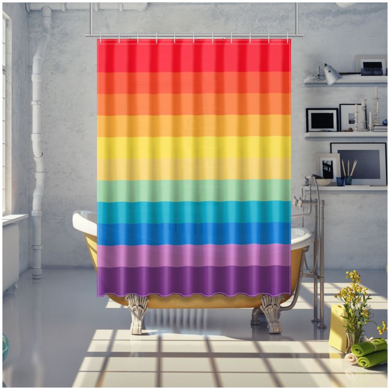 Spectral Rain Shower Curtain - Objet D'Art