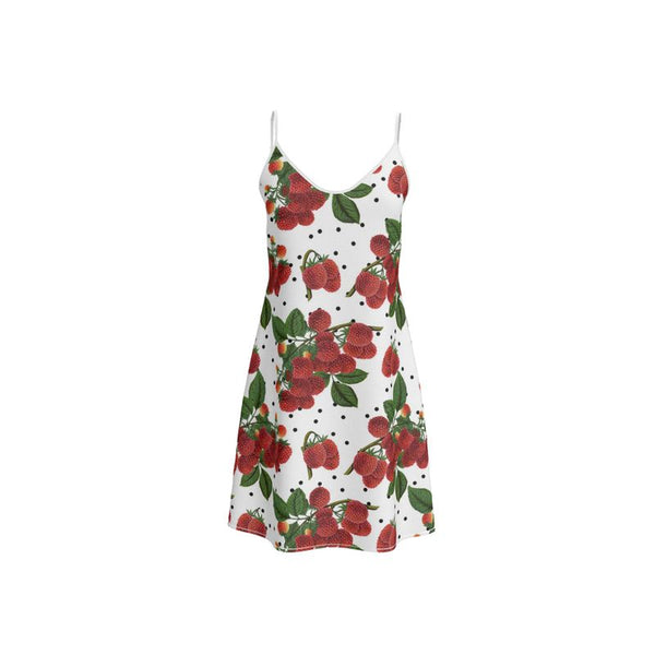 Colossal Raspberry Slip Dress - Objet D'Art