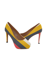 Classic Southwest Stripe Women's High Heels - Objet D'Art Online Retail Store