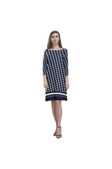 Harlequin Moments Rhea Loose Round Neck Dress - Objet D'Art