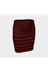 Striped Fitted Skirt - Objet D'Art