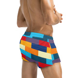 selfportraitshades Men's Swim Trunks with Zipper Pocket (Model L71) - Objet D'Art