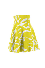 Lemon Zest Women's Skater Skirt - Objet D'Art