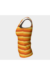 Orange Fitted Tank Top - Objet D'Art