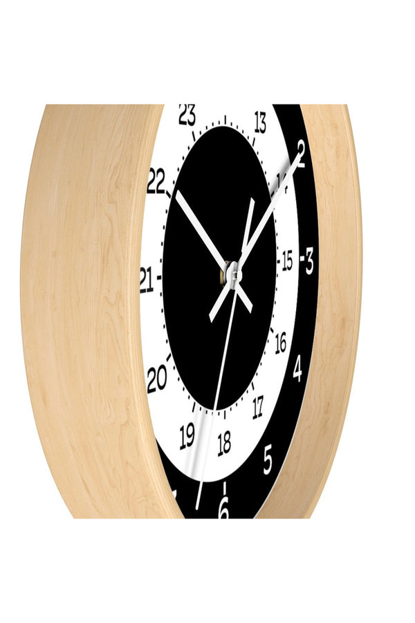 MILITARY TIME - 12-HOUR FORMAT LARGE Wall clock - Objet D'Art