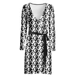 Yin and Yang Wrap Dress - Objet D'Art