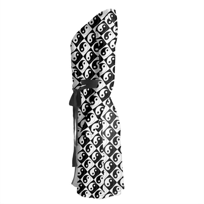 Yin and Yang Wrap Dress - Objet D'Art