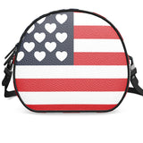 Runde Boxtasche „Compassionate States of America“ – Objet D'Art