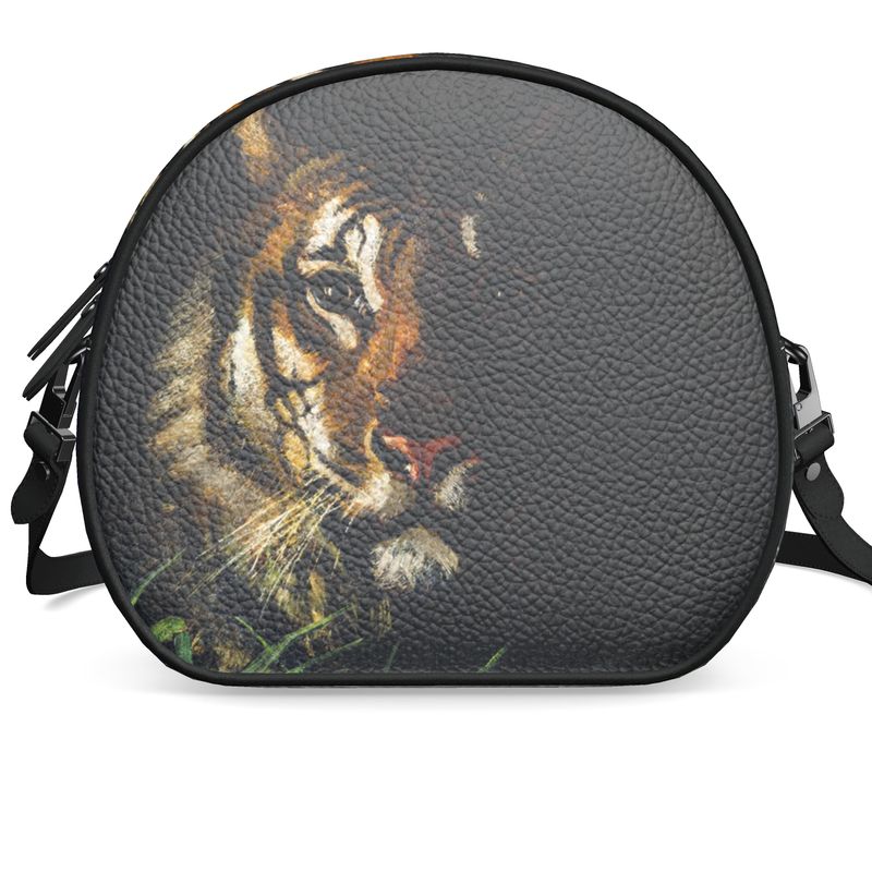 Tiger Round Box Bag - Objet D'Art