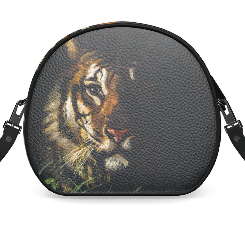 Tiger Round Box Bag - Objet D'Art