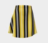 Striped Flare Skirt - Objet D'Art