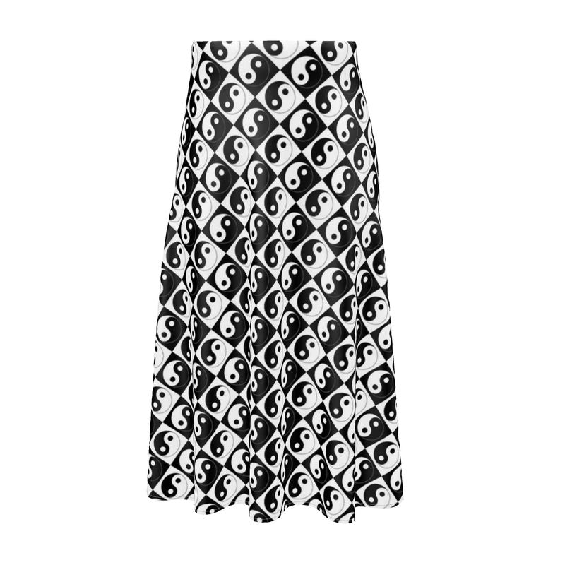 Yin and Yang Midi Skirt - Objet D'Art