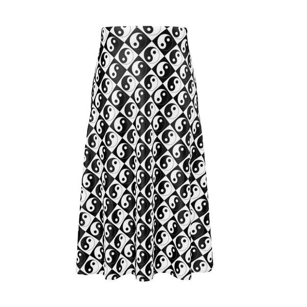 Yin and Yang Midi Skirt - Objet D'Art