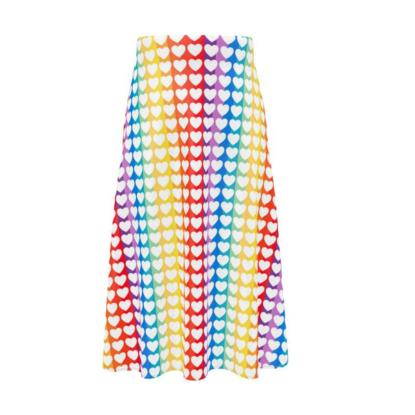 Happy Hearts Midi Skirt - Objet D'Art