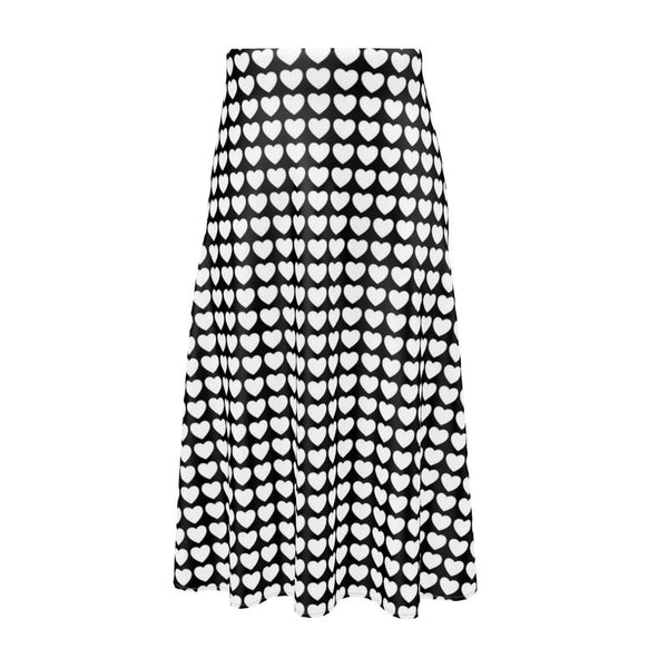 Array of Hearts Midi Skirt - Objet D'Art