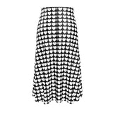Array of Hearts Midi Skirt - Objet D'Art