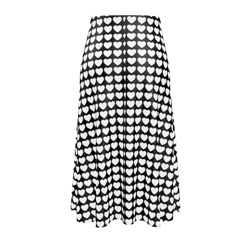 Array of Hearts Midi Skirt - Objet D'Art
