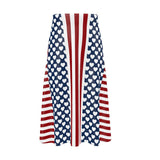 Americana Hearts and Stripes Midi Skirt - Objet D'Art