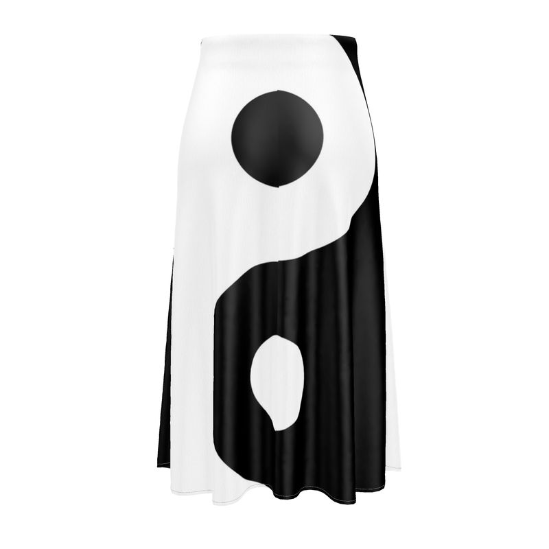 Yin and Yang Midi Skirt - Objet D'Art