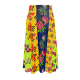 Ecletic Class Floral Midi Skirt - Objet D'Art